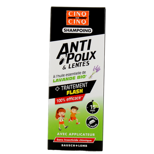 Shampooing à la lavande anti-poux et lentes Cinq sur Cinq