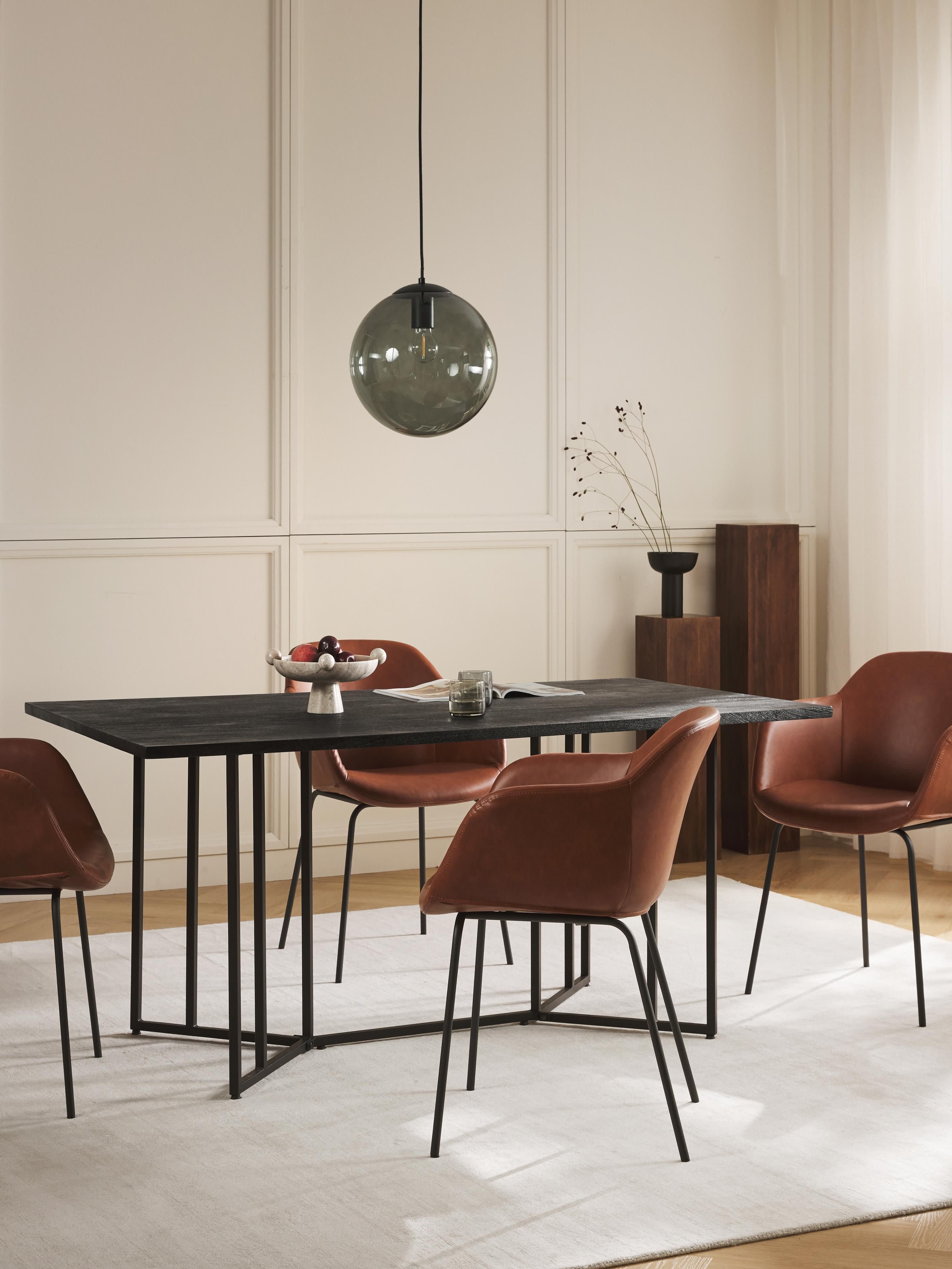 Eettafel Luca van mangohout, in verschillende formaten