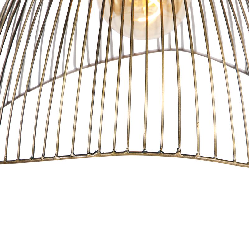 Design hanglamp messing draad 39,8 cm - Pia