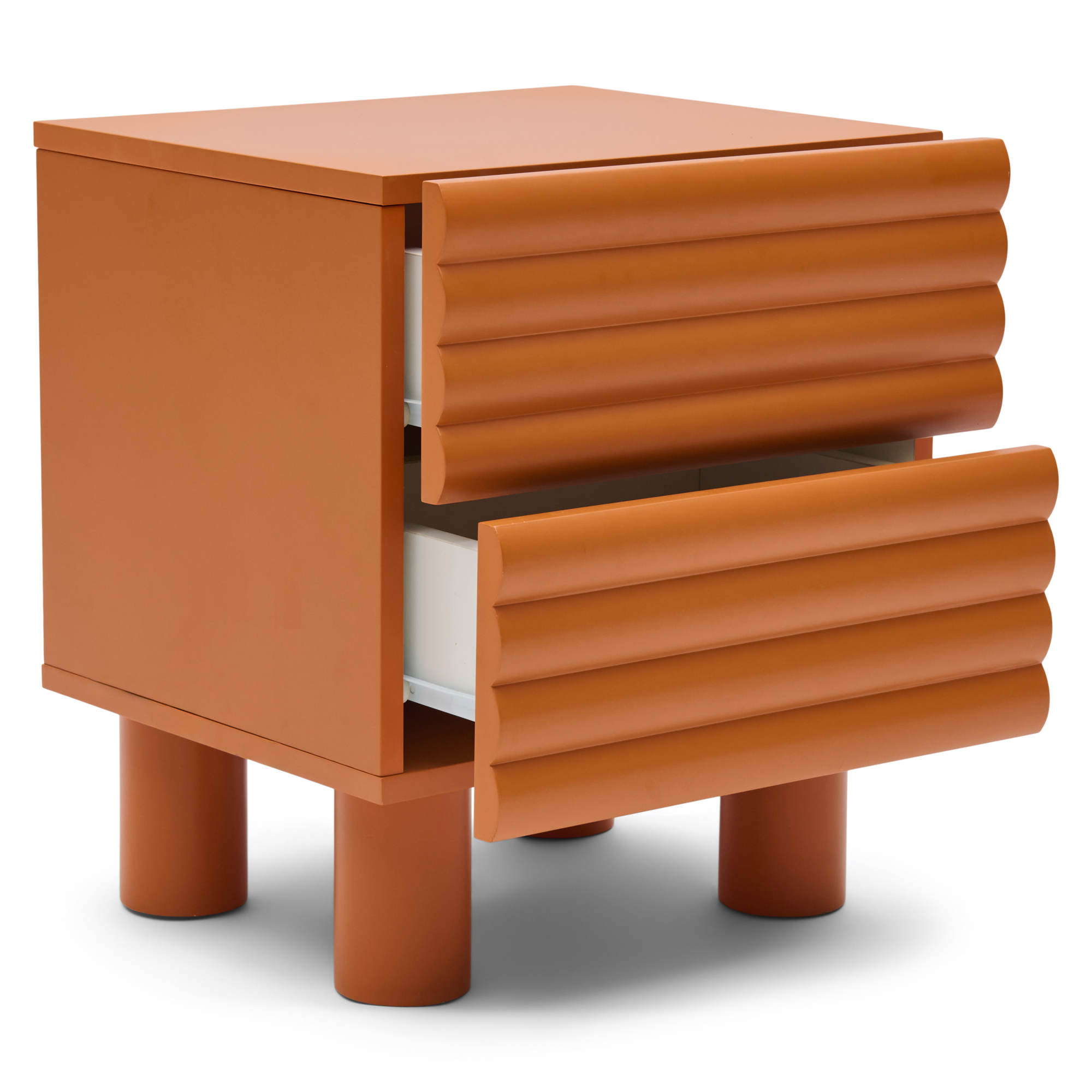 Pre-order Nachtkastje Row 48x44 cm orange