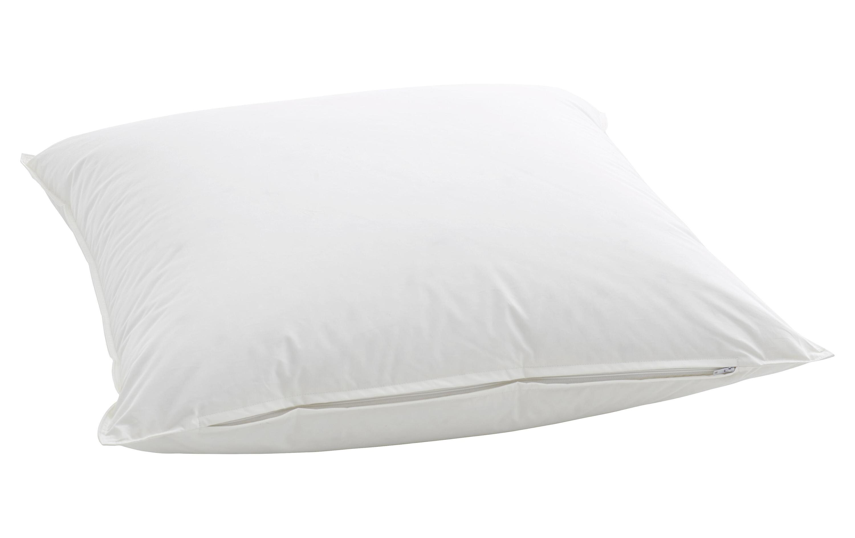Klassisches Kopfkissen Casa Fibre Daunen, 65 x 100 cm<br>Stützkräftiger Kern, weiche Schale