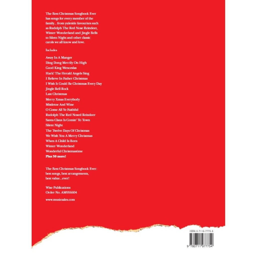 Wise Publications The Best Christmas Songbook Ever voor piano, zang en gitaar