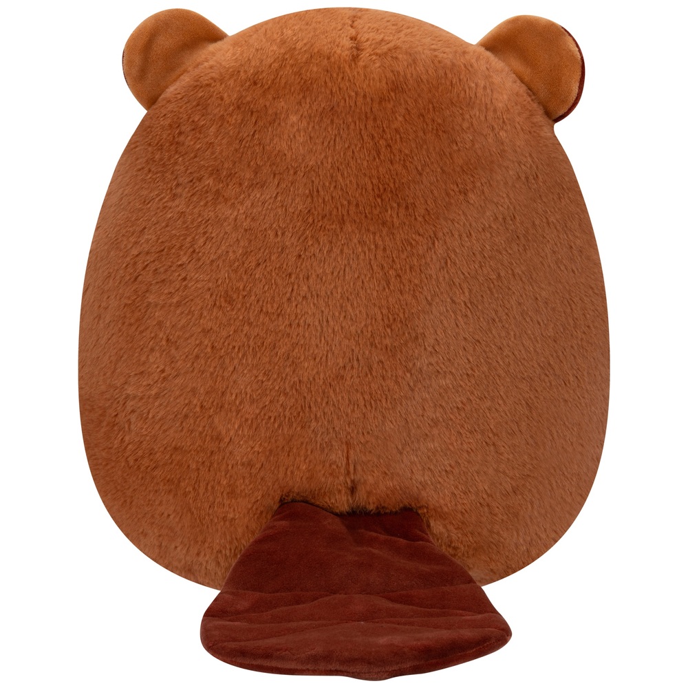 Original Squishmallows Fuzz-a-Mallows 30cm Chip der Biber Plüschtier