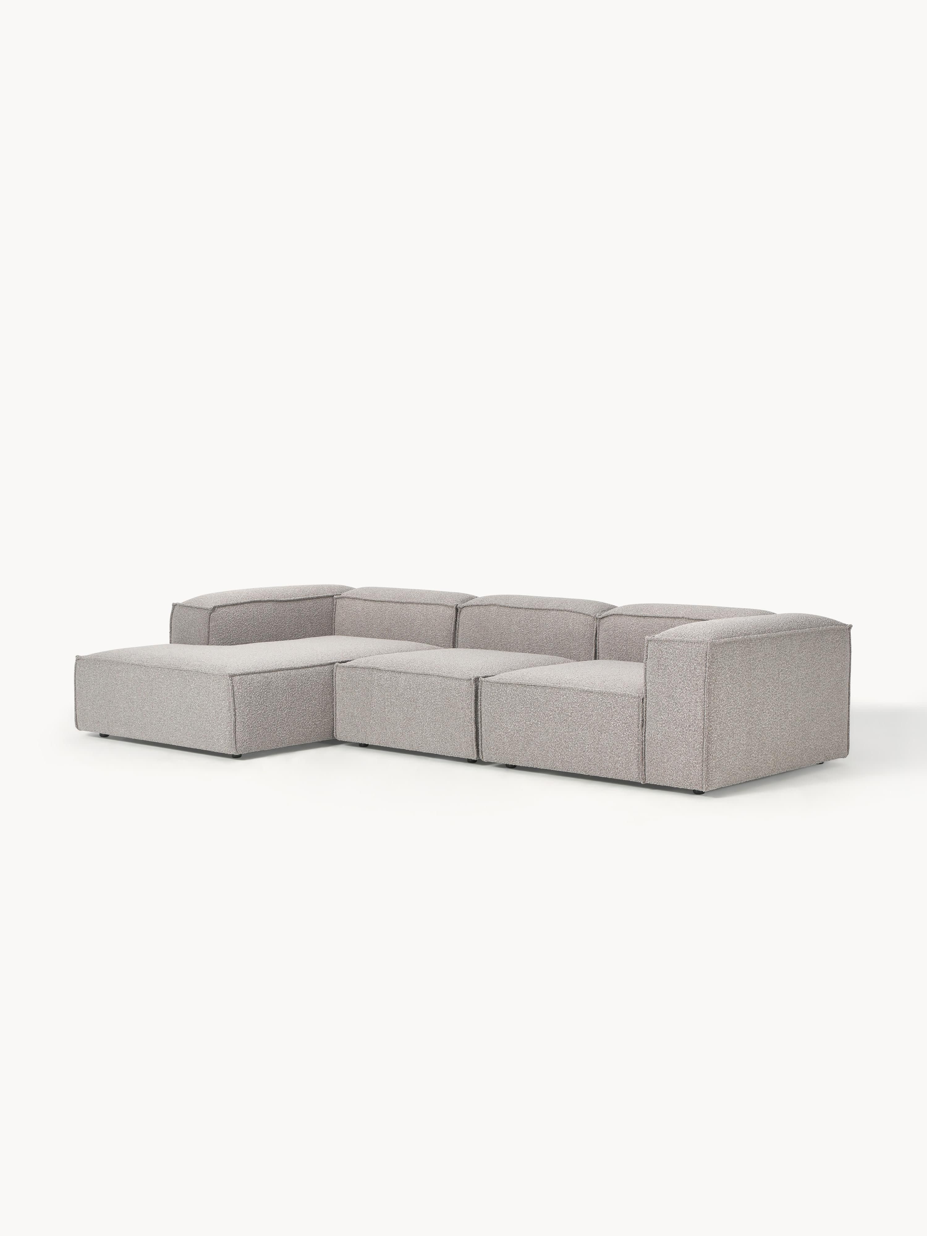 Modulaire bouclé-hoekbank Lennon (4-zits)