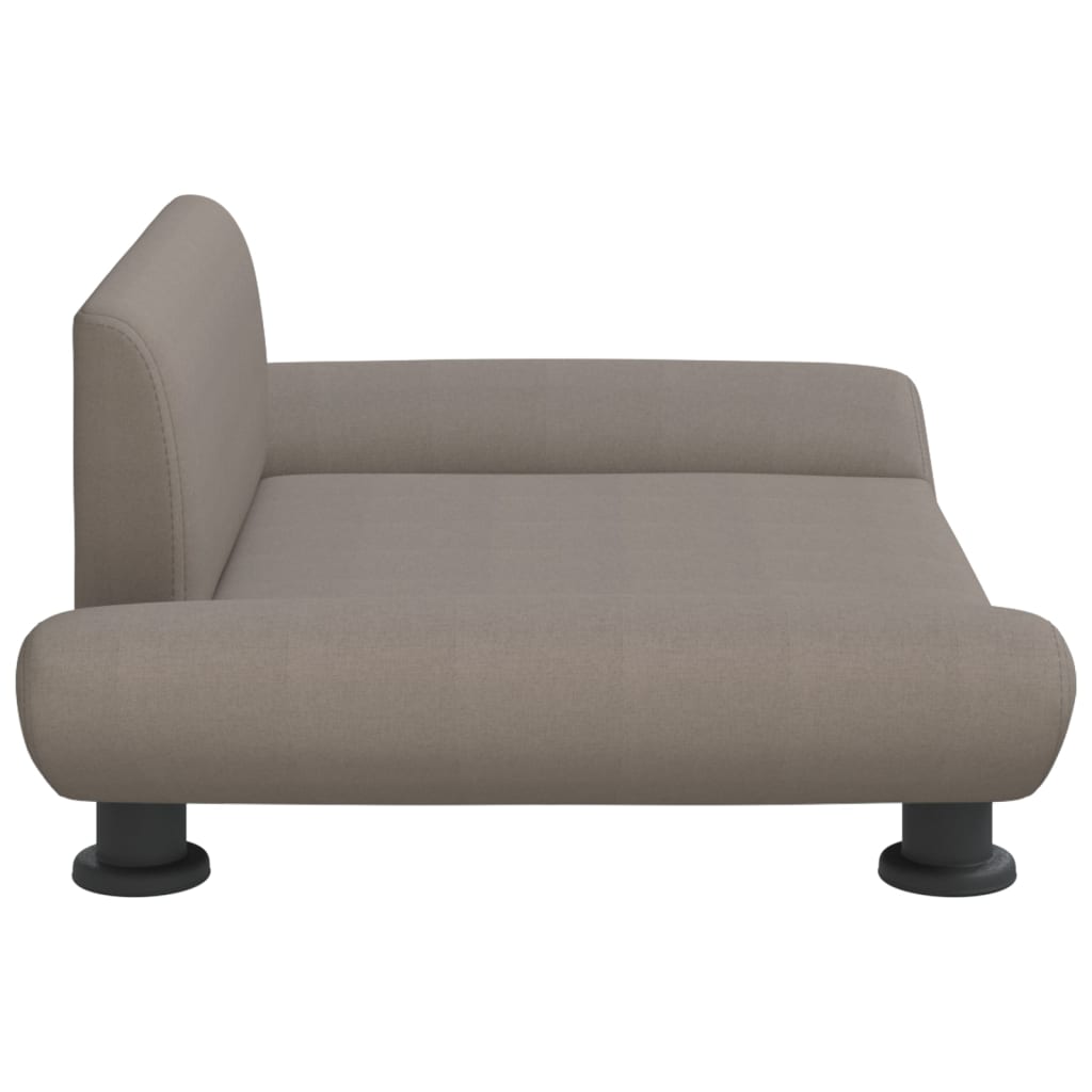Cama para cães vidaXL em tecido cinza taupe, 70x45x28 cm