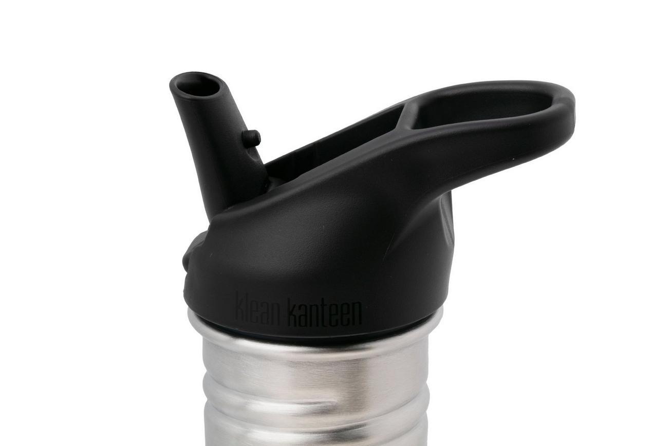 Klean Kanteen Classic Water Bottle 1011192 Brushed Stainless, Flip Seal Sport Cap, drinkfles, 800 ml