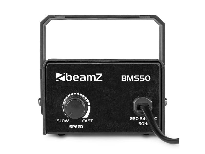 BeamZ Stroboskop Mini BMS50 Mini-Stroboskop mit einer Xenon-Blitzröhre, die eine hohe Lichtintensität erzeugt
