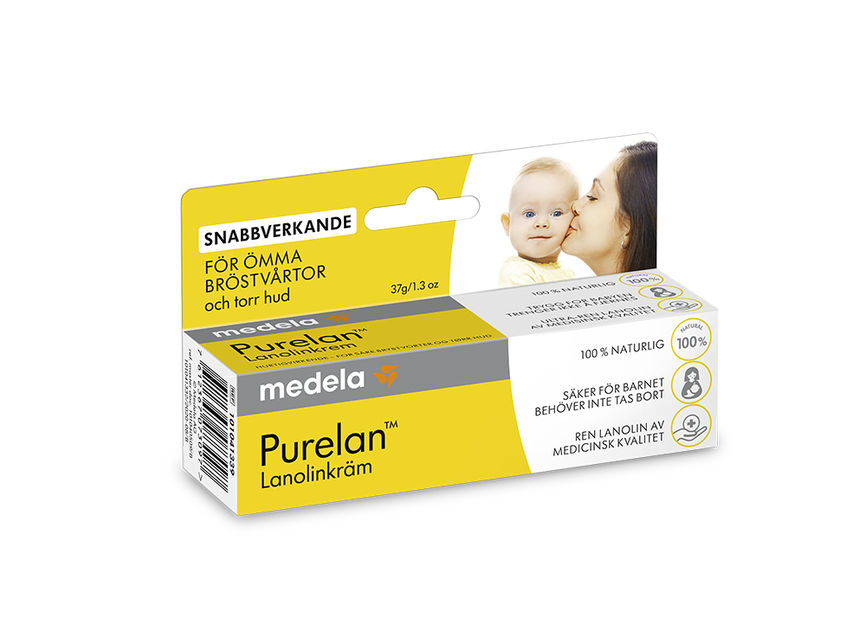 Medela Purelan 100% brystvortekrem 37 g