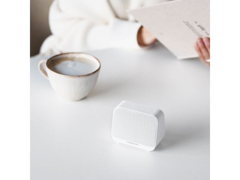 Vonmählen Bluetooth Speaker Air Beats Go Schwarz Kompakter kabelloser Bluetooth-Lautsprecher mit bis zu 10 Stunden Akkulaufzeit
