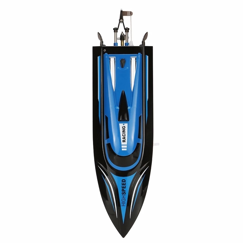 (35cm) Ferngesteuertes 2.4GHz RC High Speed Boot Rennboot Racing Boat - Blau / Schwarz