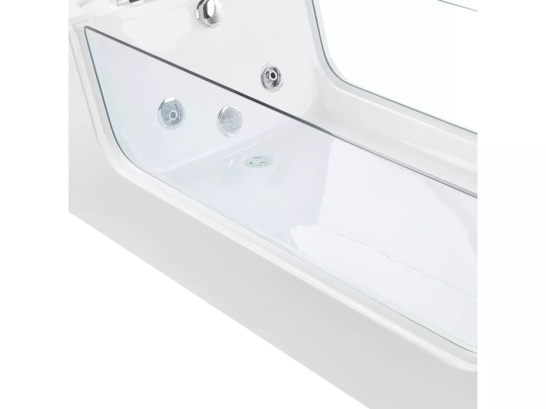 Baignoire balnéo blanche 170 x 80 cm OYON