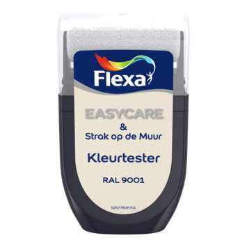 Flexa Strak op de muur Kleurtester RAL9001 Créme wit mat