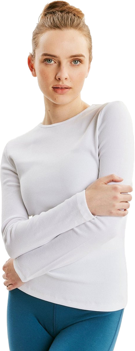 Soft Rib Longsleeve 103/Pure White