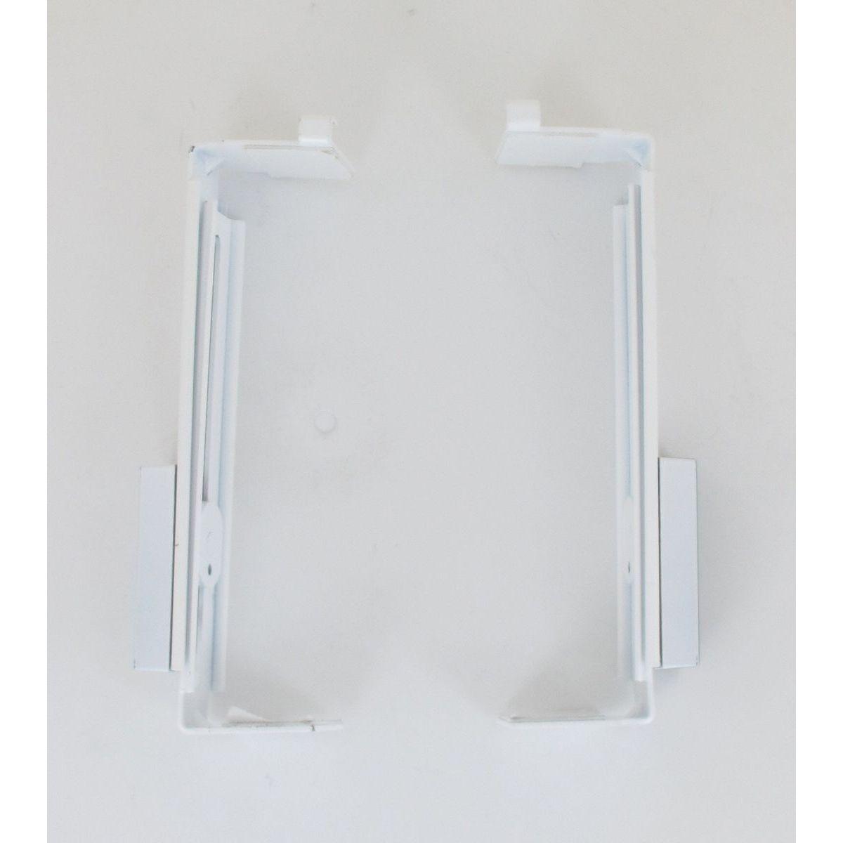 SET SUPPORT LATERAL TRINGLE CAISSON VOLET ROULANT X1 BLANC