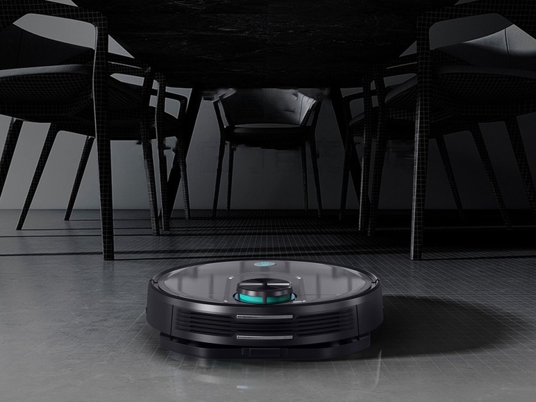 Zuigrobot met veegfunctie
