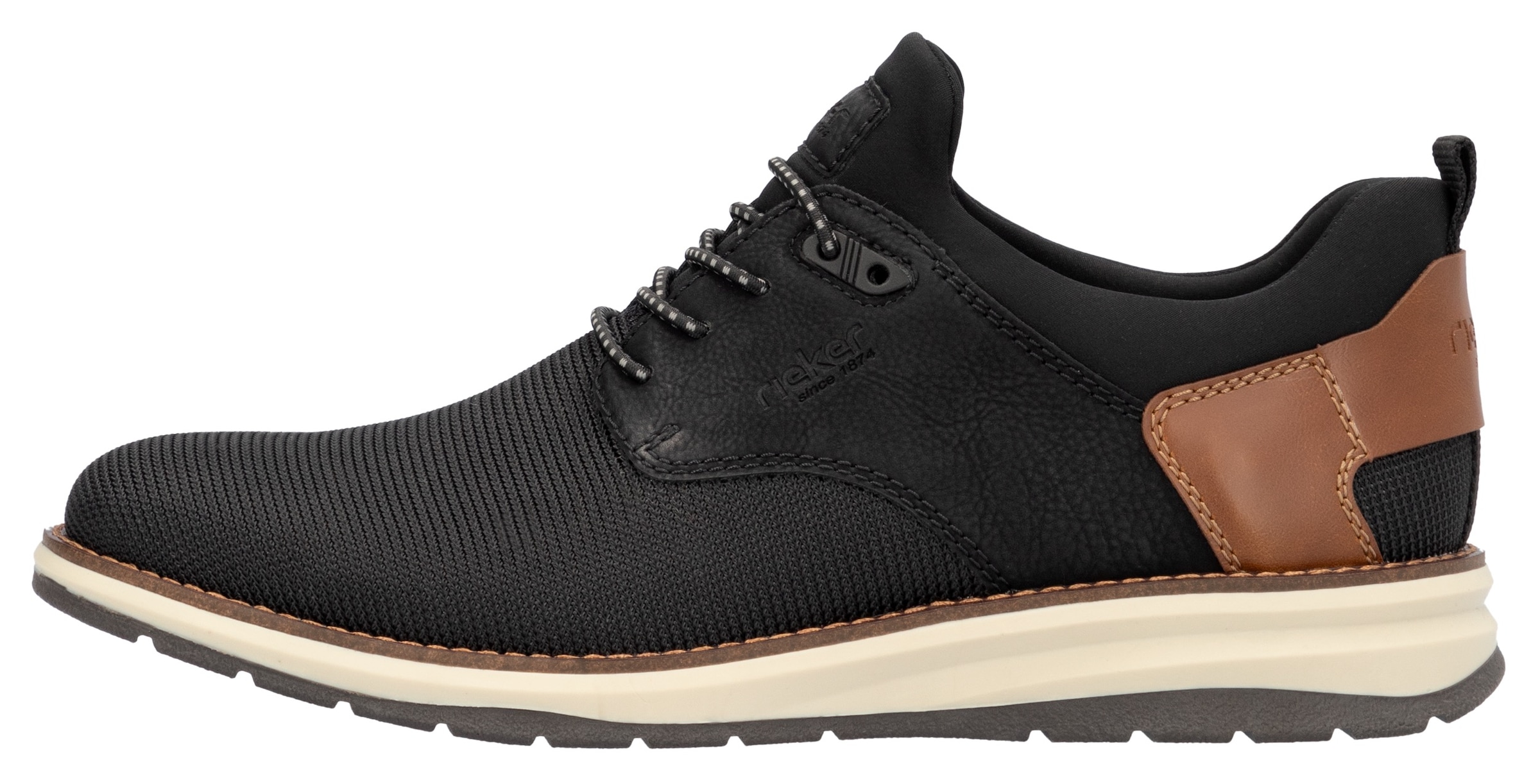 Rieker Slip-On Sneaker  , Halbschuh, Freizeitschuh, Schlupfschuh mit Gummizug