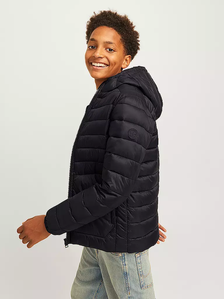 JACK & JONES Jungen Steppjacke JJESPRINT schwarz