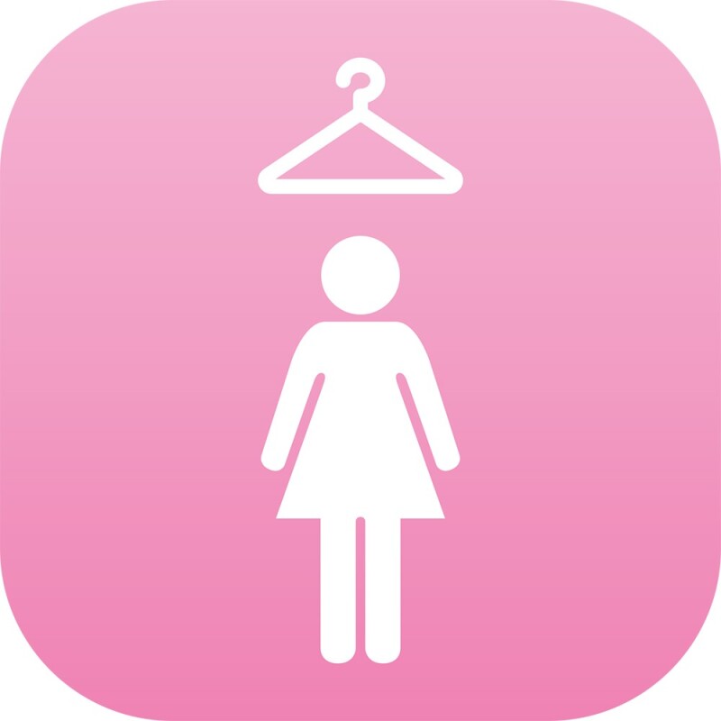 Plaque en Plexiglas PLEXI - Vestiaire Femme