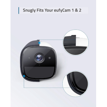 Eufy Siliconenhoes Zwart 2 stuks