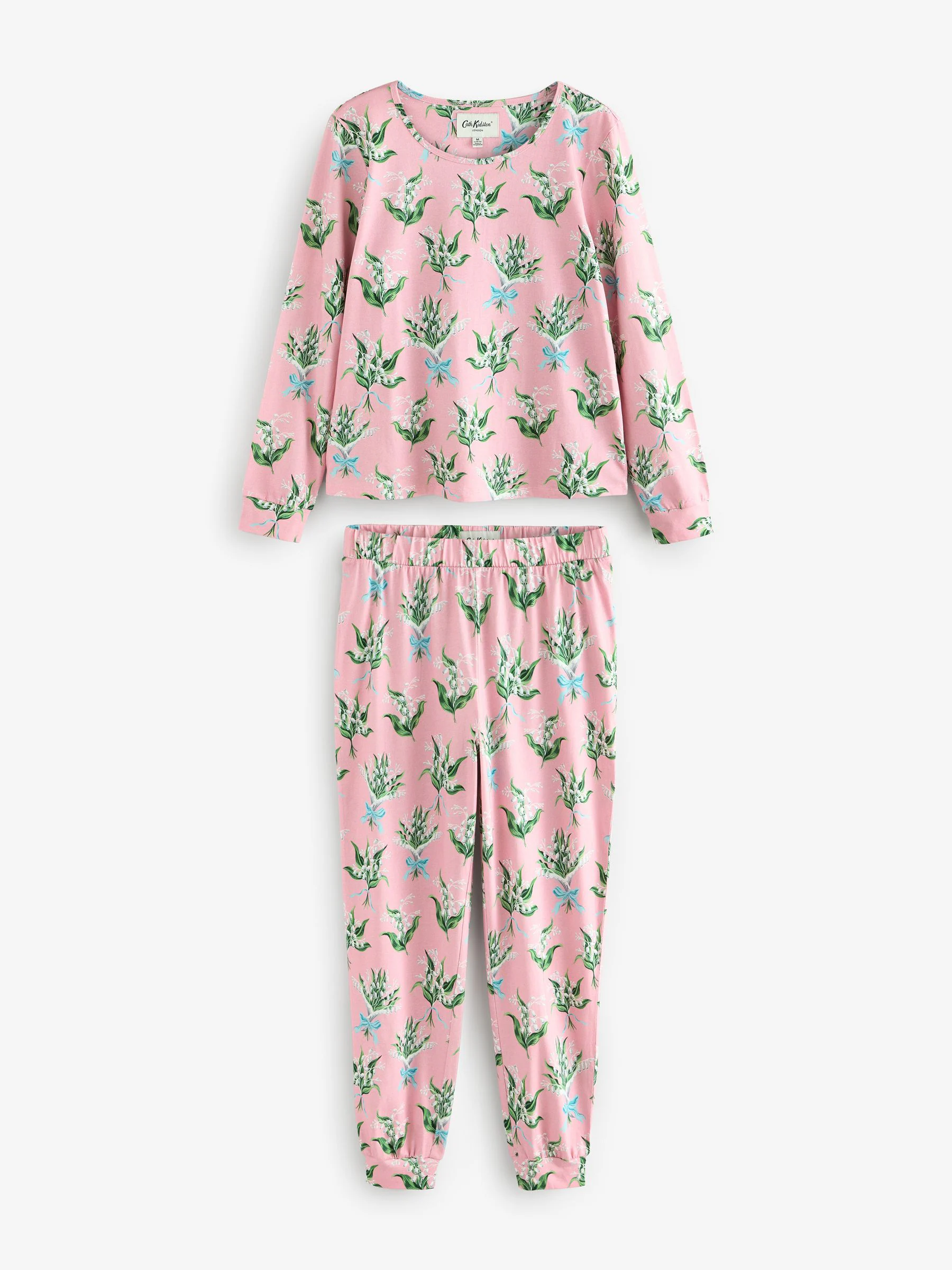 Roze lelietje-van-dalen - Cath Kidston Cotton Twosie Pyjamas