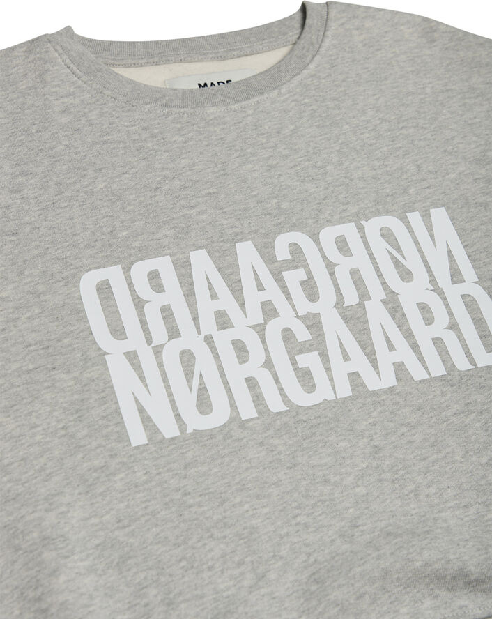 Mads Nørgaard - Copenhagen Organic Sweat Tilvina Sweatshirt FAV Light grey melange