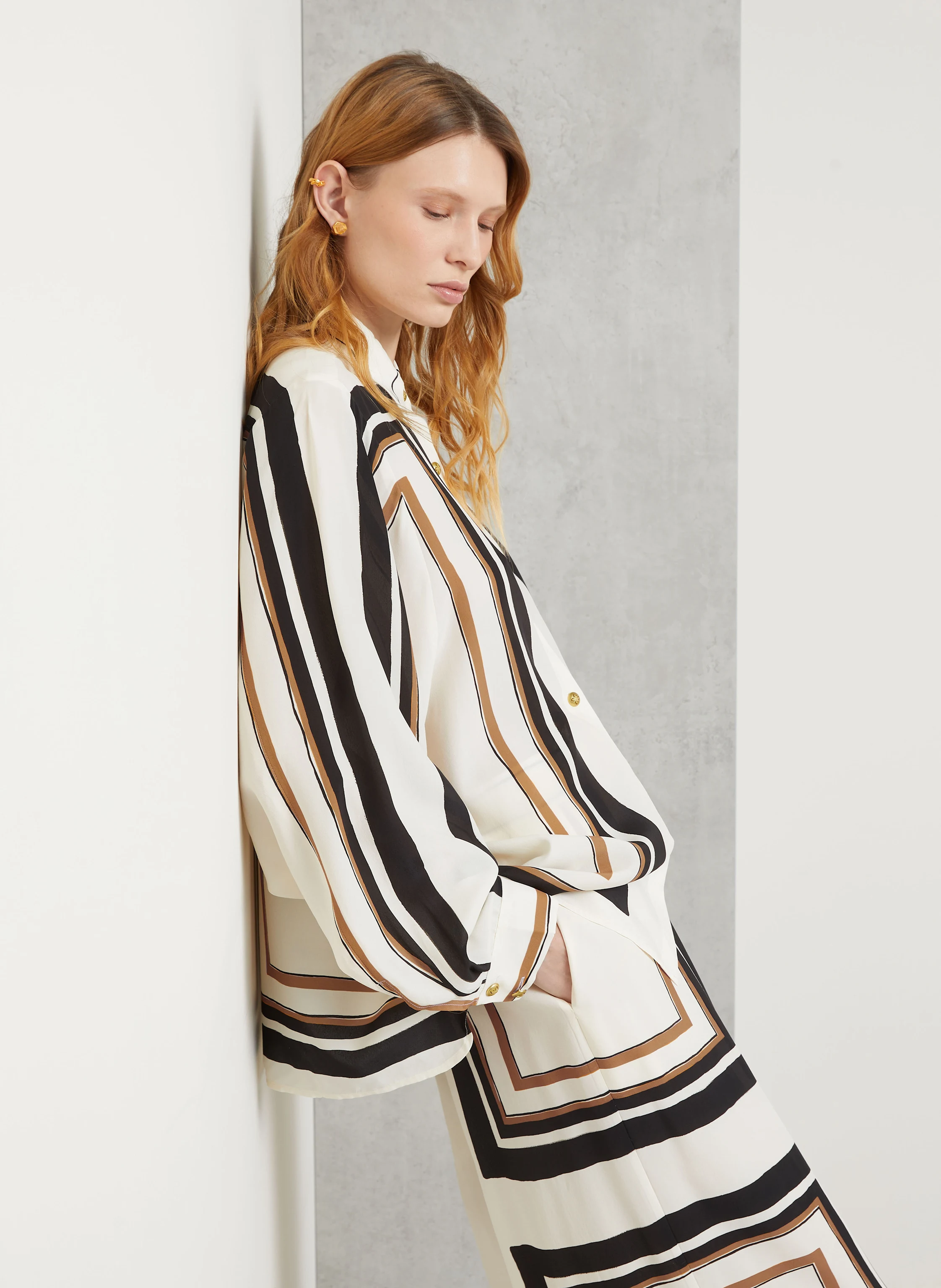 ZIMMERMANN Oversized-Hemdbluse mit Seide