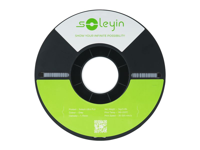 Creality Filament Soleyin Ultra-PLA Grau 1.75 mm 1.29 kg 1.75 mm PLA Filament
