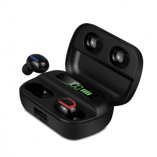 Fones de ouvido Smartek IPX5 Bluetooth + Power Bank