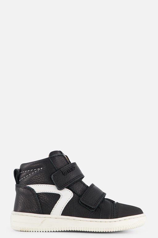 Develab Cut Velcro Sneakers zwart Leer