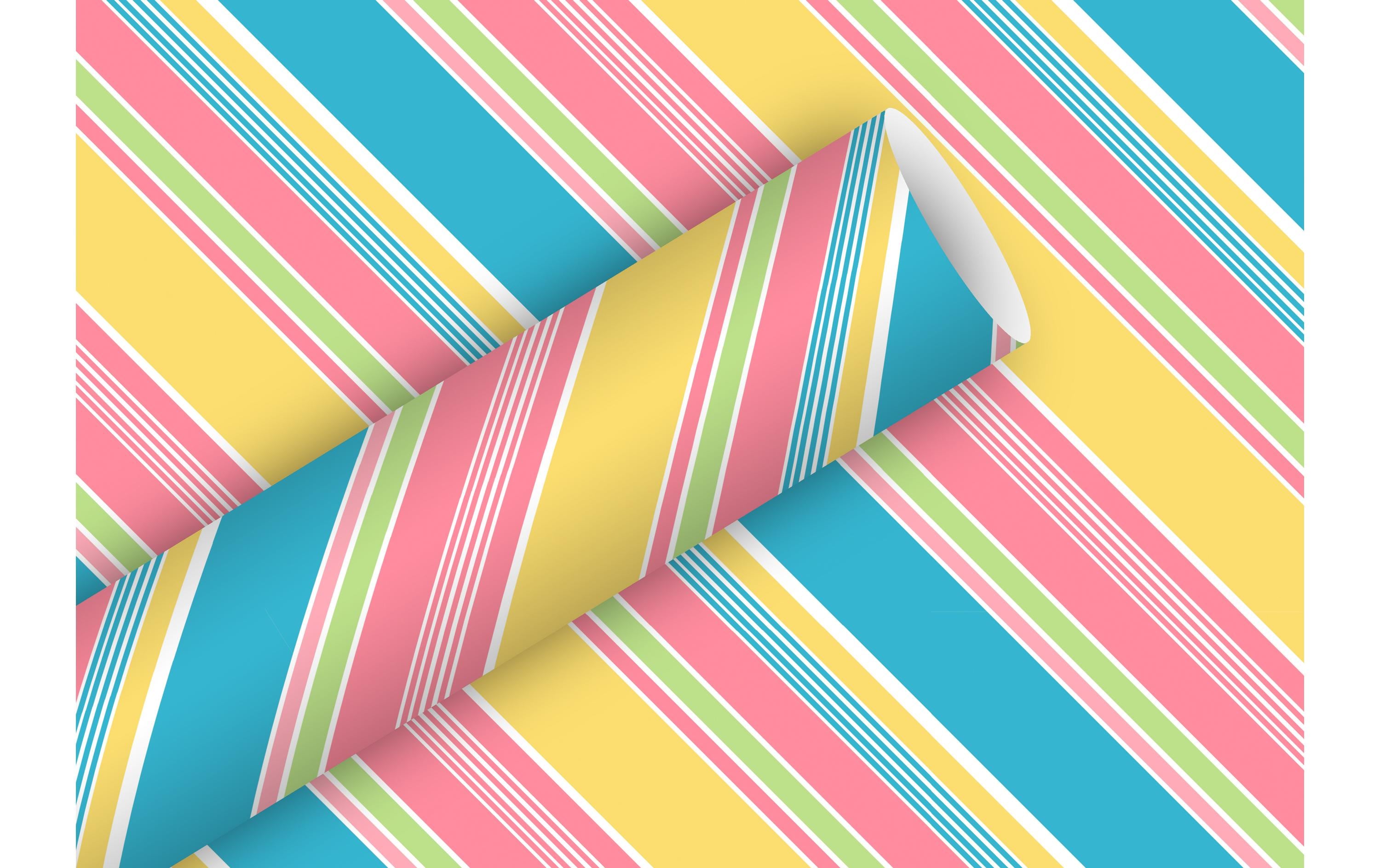 Geschenkpapier Chicago 2 m x 70 cm, Blau/RosaPapierrolle zum Einpacken von Geschenken