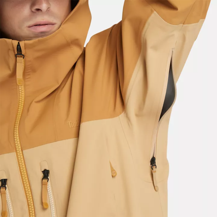 Veste imperméable Caps Ridge Motion pour homme en jaune