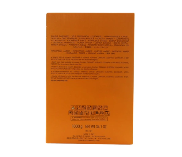 Acqua di Parma Cubo Nero Kerze