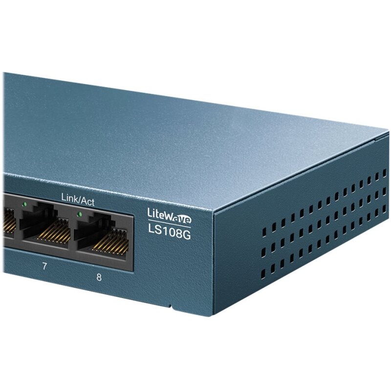 TP-Link LS108G Non-géré Gigabit Ethernet (10/100/1000) Bleu