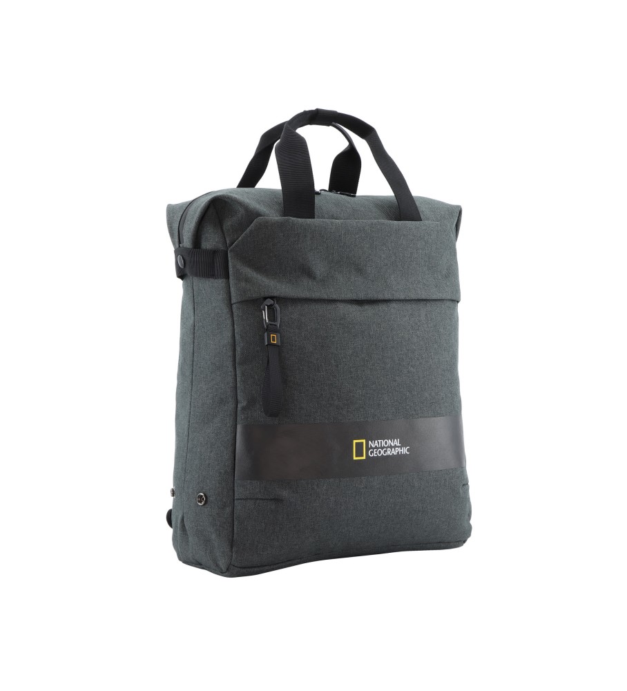 Mochila National Geographic Urban com alças para computador, cinza, 32 cm (largura) x 17 cm (profundidade) x 40 cm (altura)