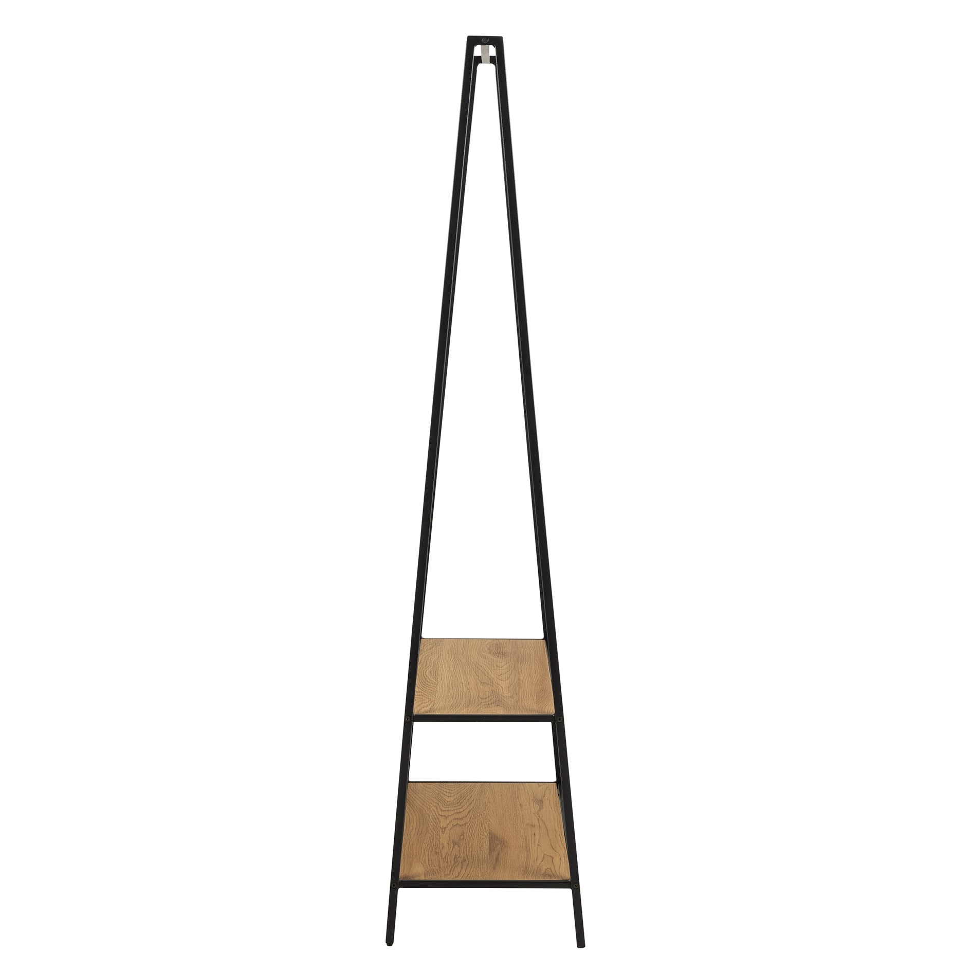 Garderobenständer SEAFORD - Wildeiche - schwarz - 77 cm