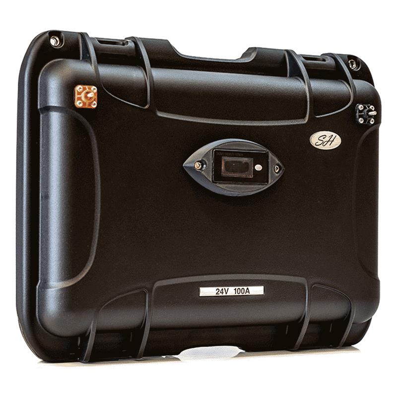 Batterie Lithium Lifepo4 Sh Lithium Gamme Lifepo4 - 24V100ah + Chargeur