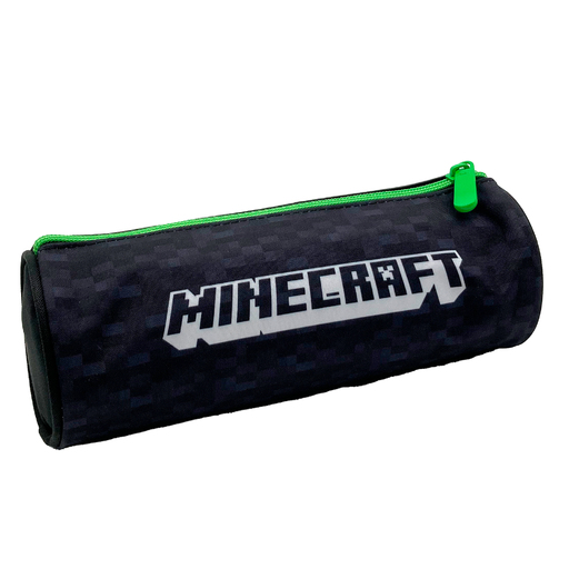 Estuche Escolar Minecraft Creeper Redondo