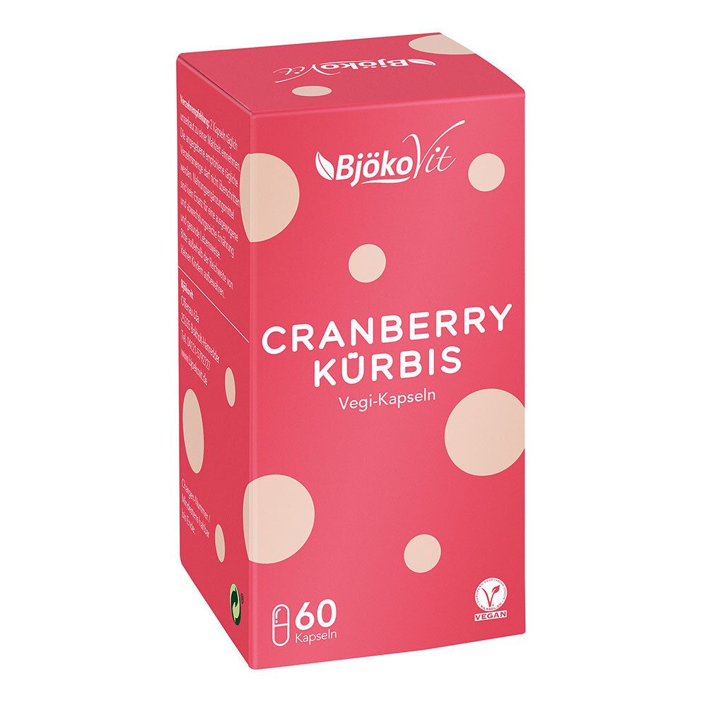 BjökoVit Cranberry-Kürbis Vegi-Kapseln