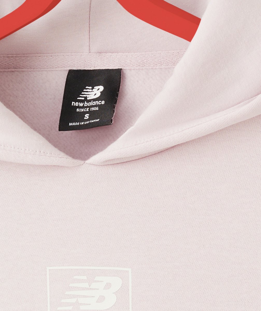 NEW BALANCESWEAT À CAPUCHE ROSE PÂLE ESSENTIAL ENFANT
