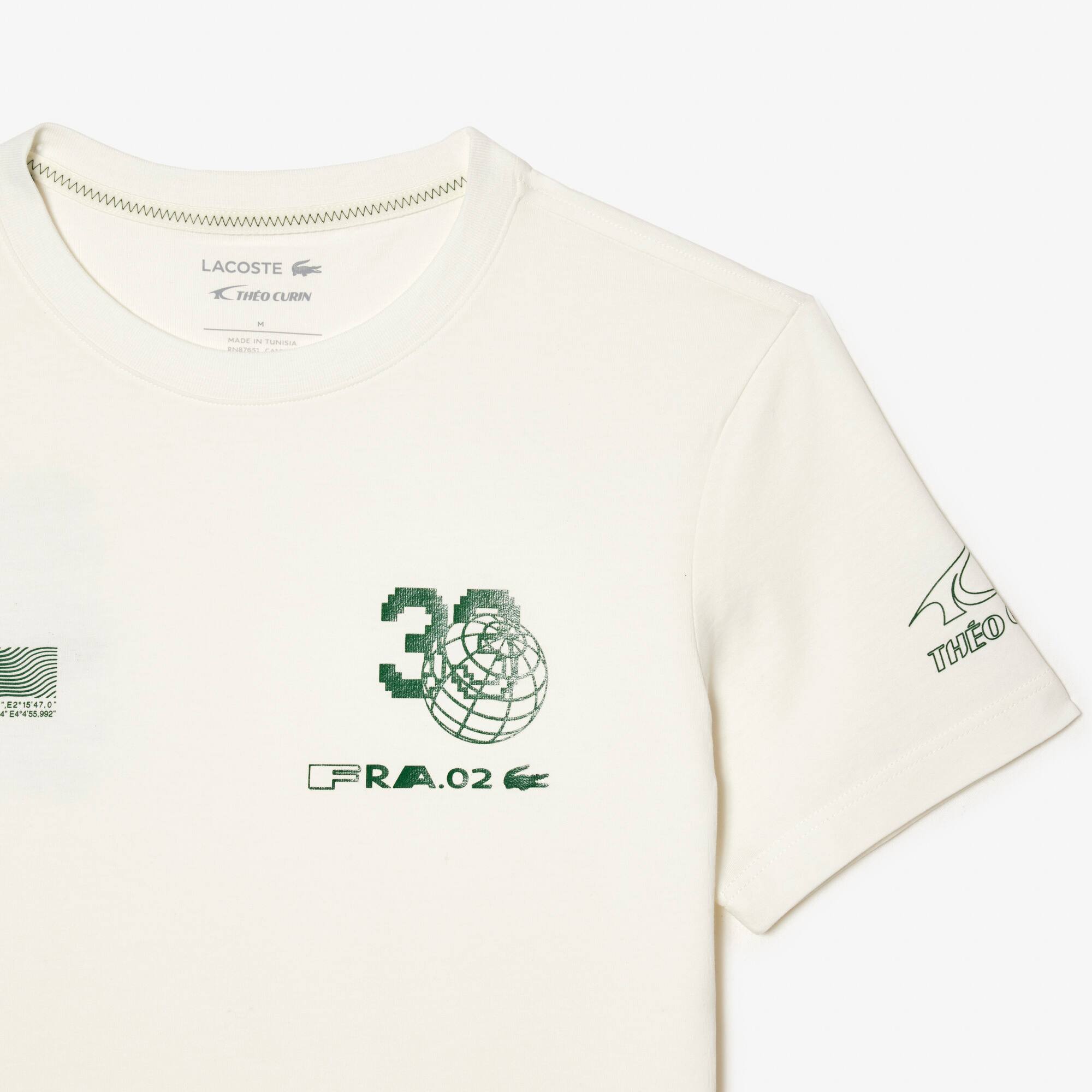 T-shirt Lacoste Sport x Théo Curin en jersey T-Shirts - Blanc - Lacoste - Unisex