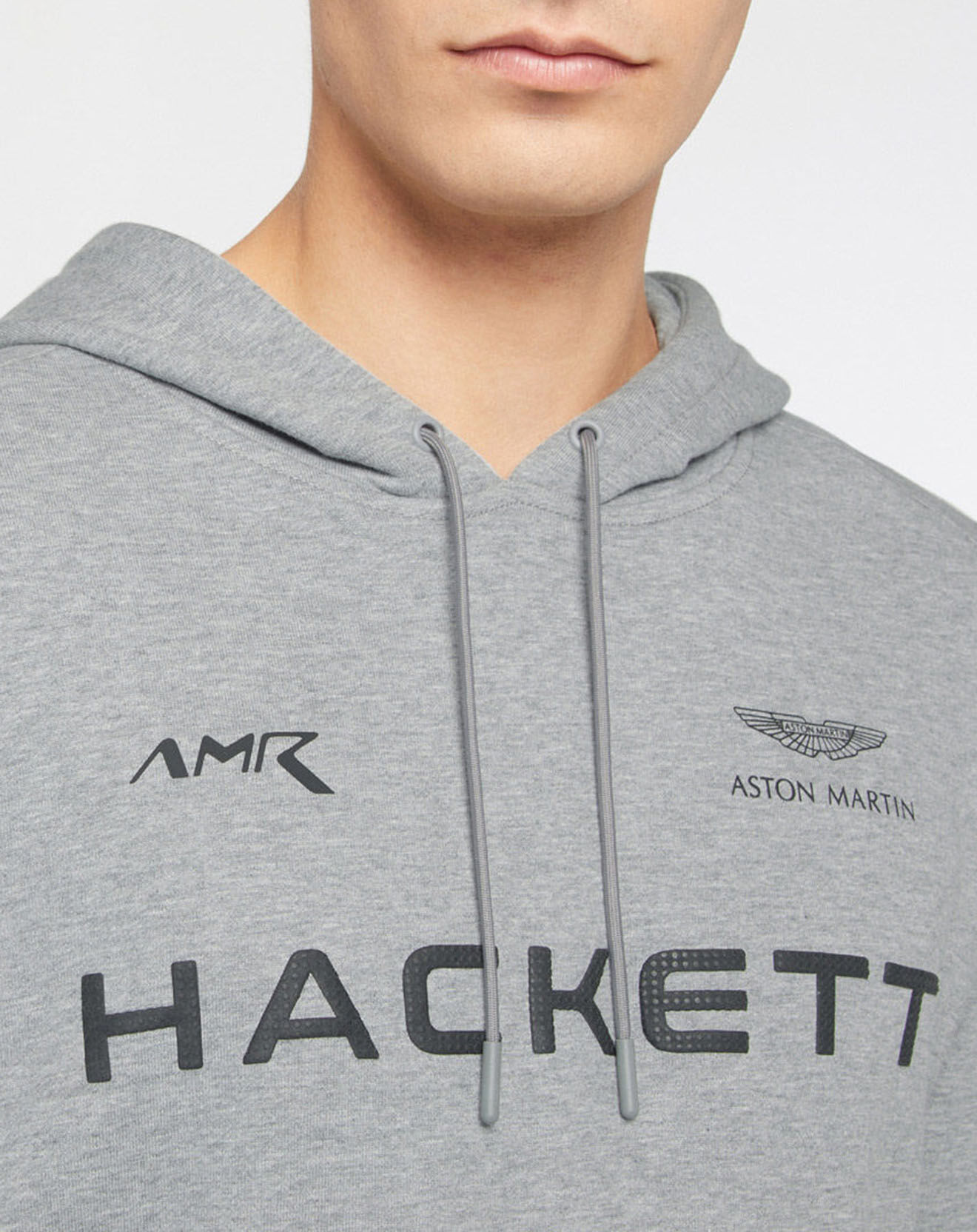 Hackett London Sweat à capuche Aston Martin Racing gris