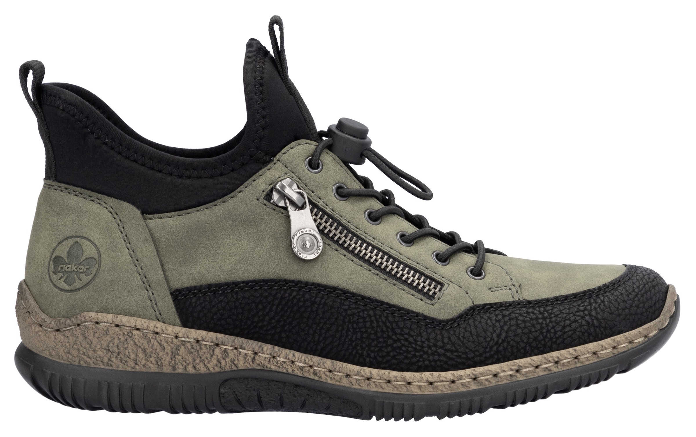 Rieker Slip-On Sneaker  , Schlupfschuh, Freizeitschuh mit Schnellverschluss