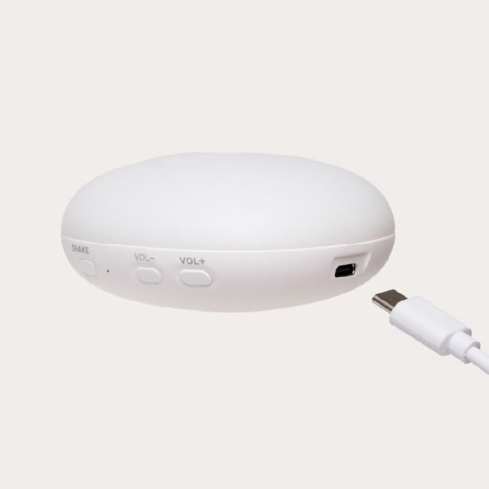 Køb Moonie Honey 2.0 Organic Humming Bjørn Med Pink Noise og en Lampe