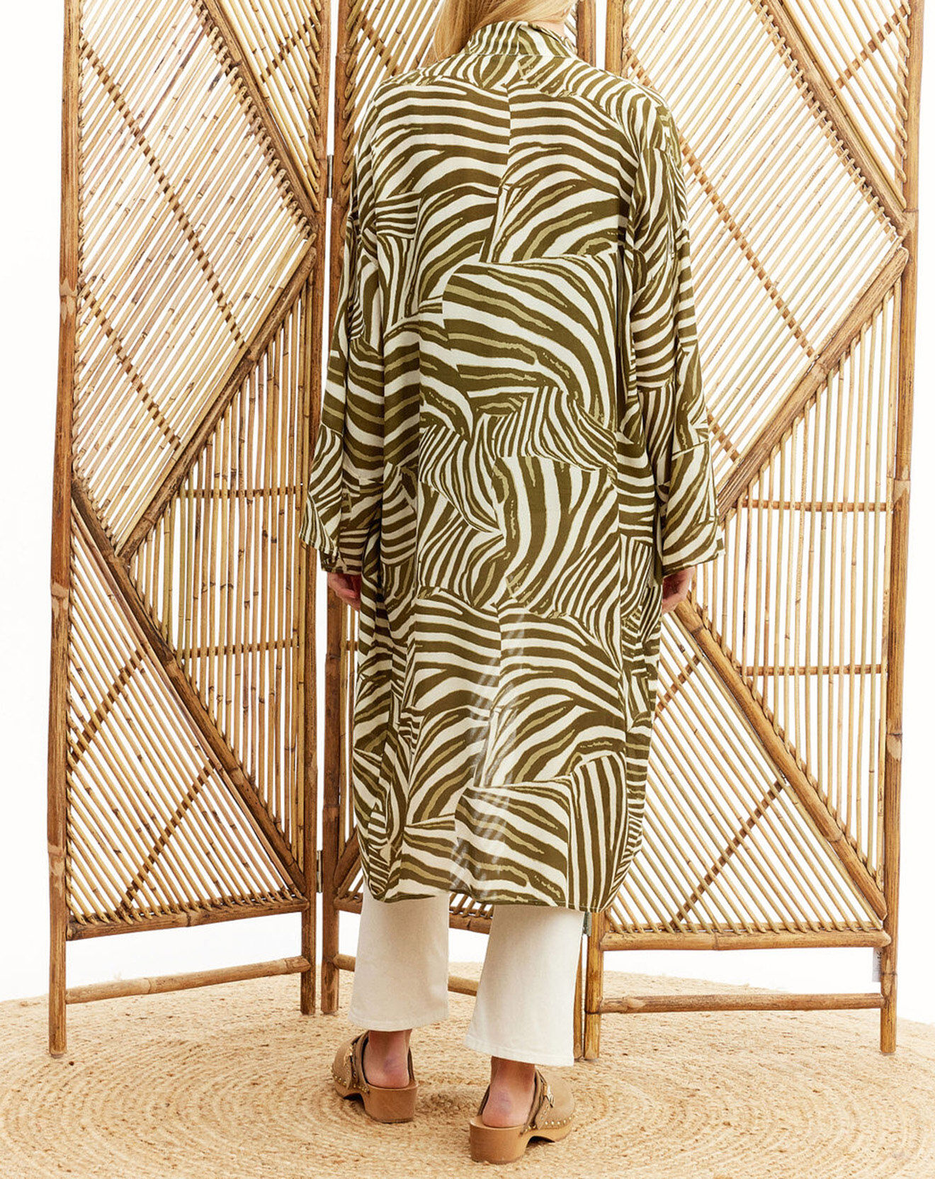 Lauren Vidal Kimono Jane verte