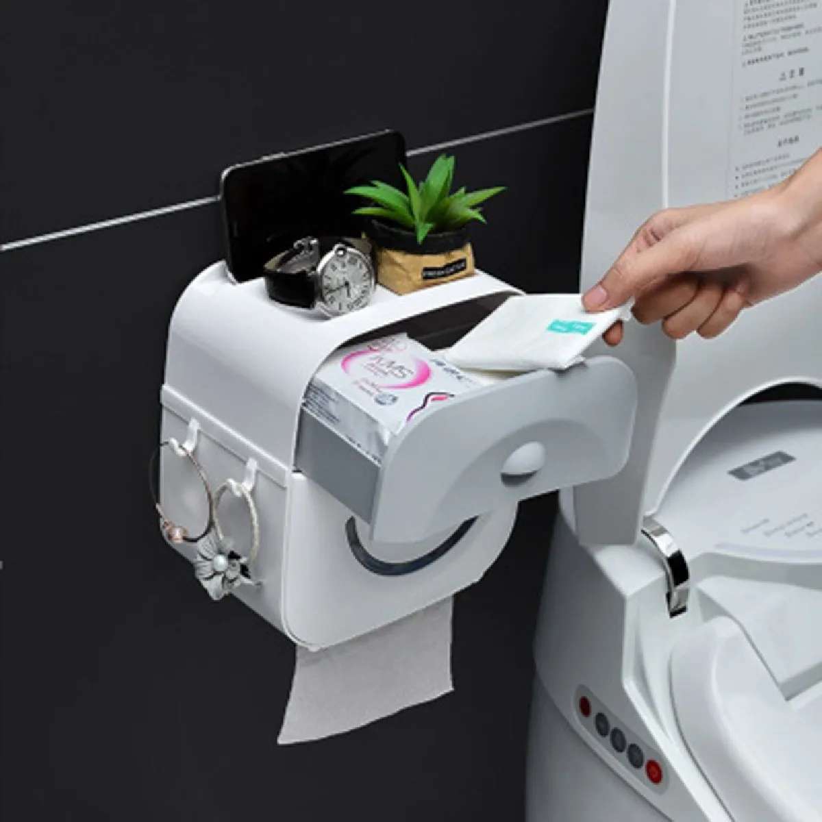 Boîte à serviettes murale étanche Universal - Gris