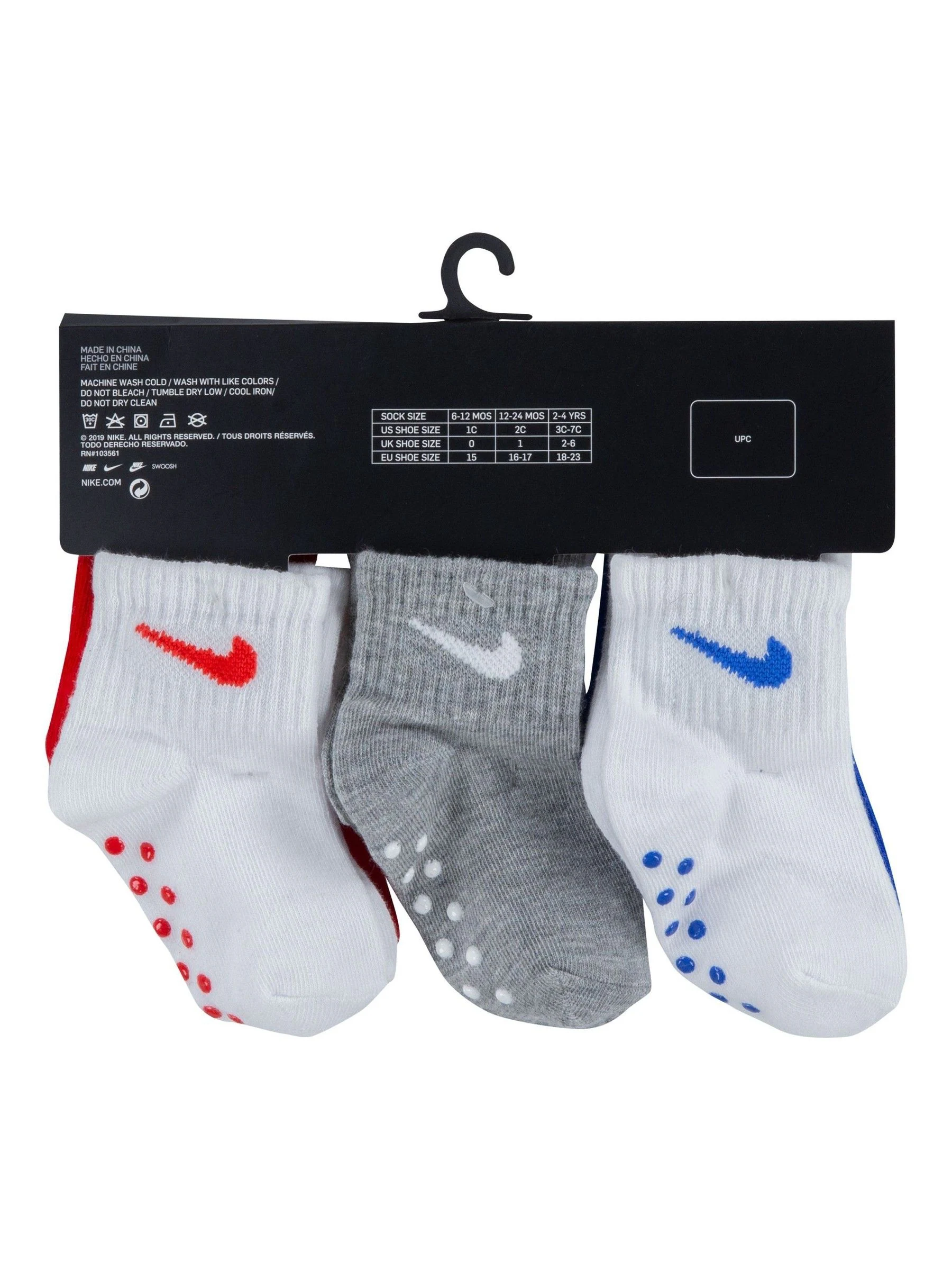 Nike Infant Colour Pop Ankle Socks 6 Pack