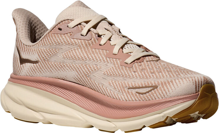 HOKA Clifton 9 Sandstone / cream