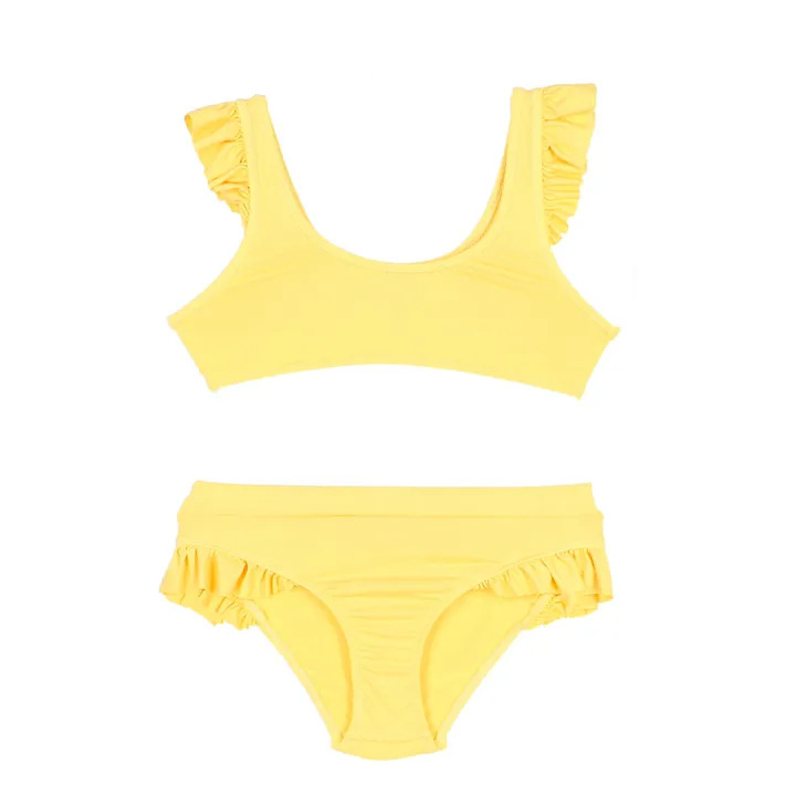 Búho Maillot de Bain 2 Pièces | Jaune