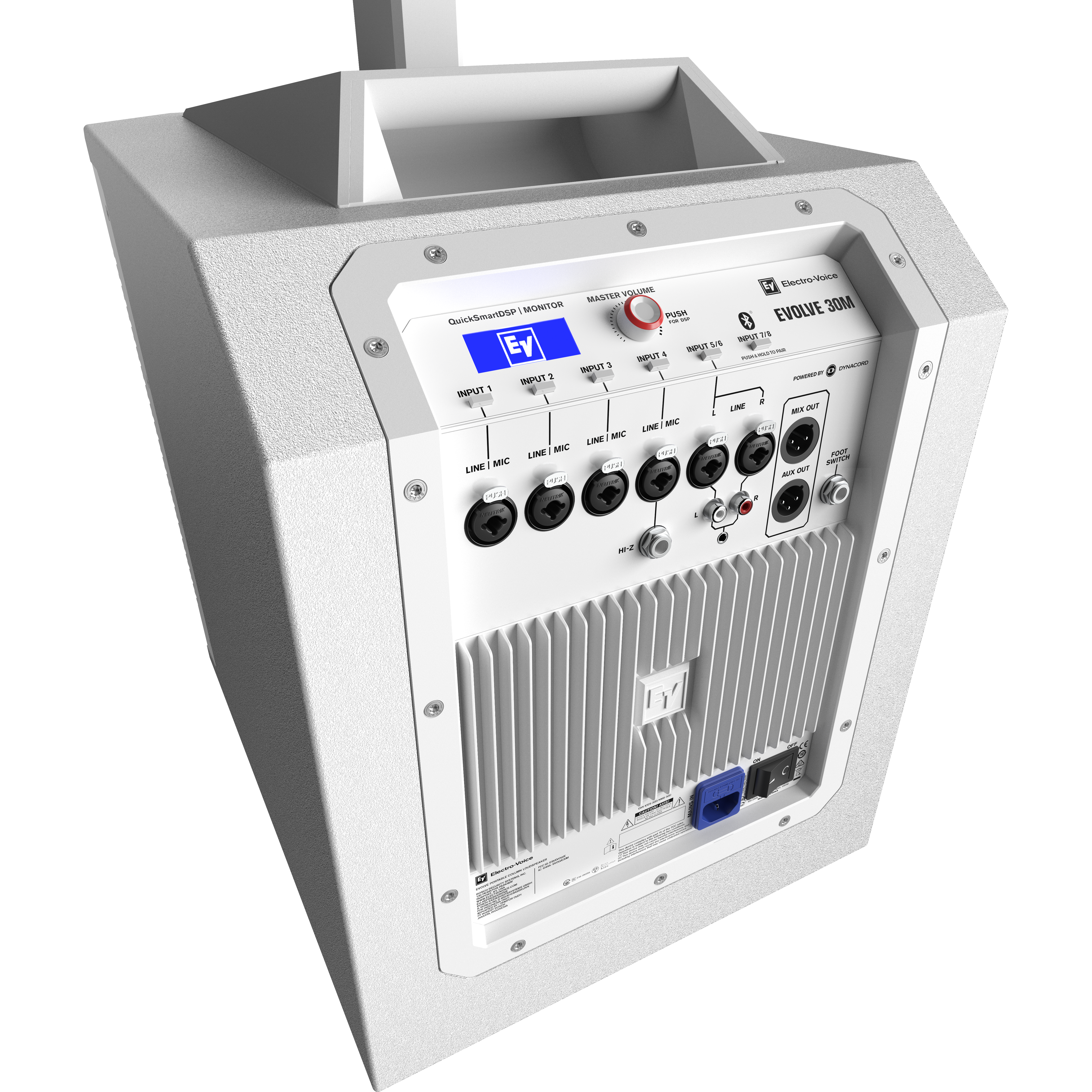 Electro-Voice Evolve 30M mobiel column P.A.-systeem (wit)