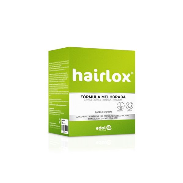 Edol Hairlox Revitalizante Cabelo e Unhas 120 Cápsulas